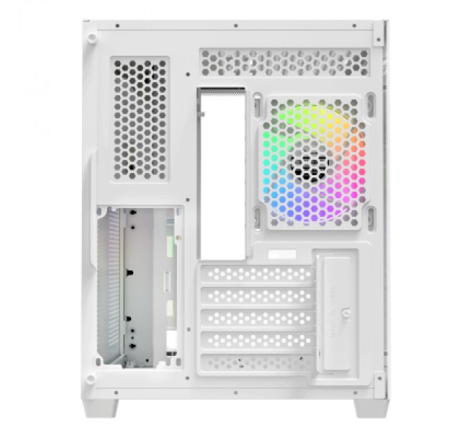 Корпус для ПК OCYPUS IOTA C50 WH CURVE ARGB DIGITAL (IOTA-C50-WHD300CD-GL)