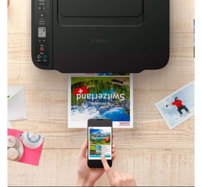 Багатофункціональний пристрій Canon PIXMA TS3640 black Wi-Fi (6670C007)