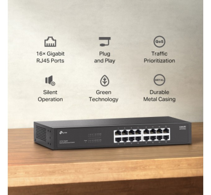 Комутатор мережевий TP-Link LS1016G