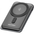 Vention Батарея універсальна VENTION Magnetic Wireless 10000mAh 20W PD USB-C In/Out, QI-15W Black (FHNB0)