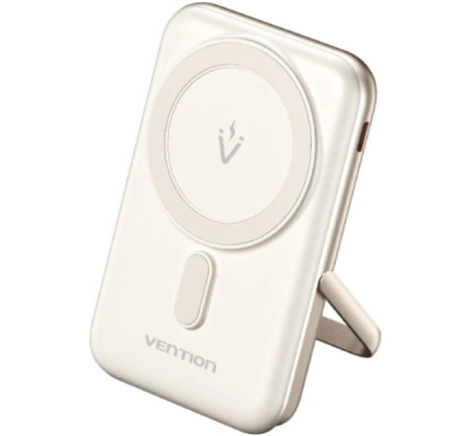 Vention Батарея універсальна VENTION Magnetic Wireless 10000mAh 20W PD USB-C In/Out, QI-15W White (FHNW0)