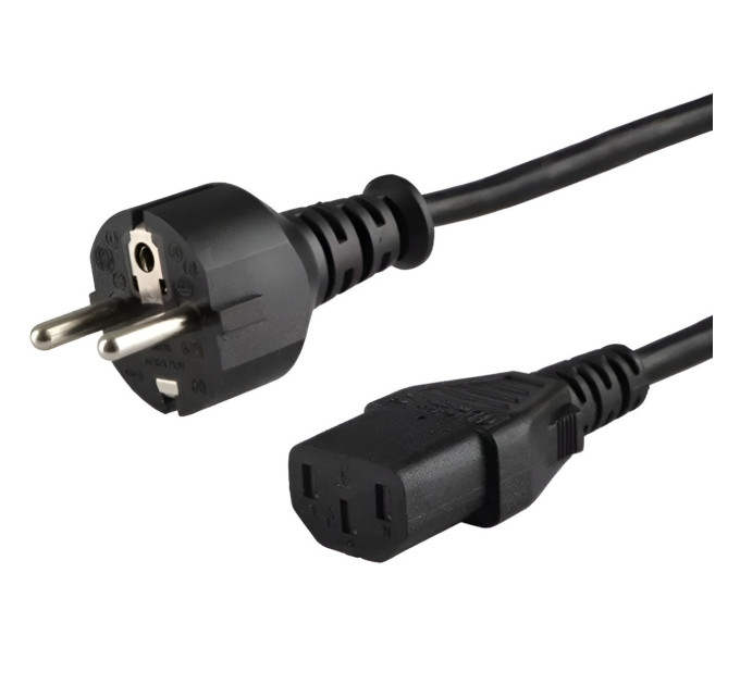 Dell Кабель живлення Dell CEE 7/7-IEC C13, 3*0.75 мм, 1.8м Black (078390)