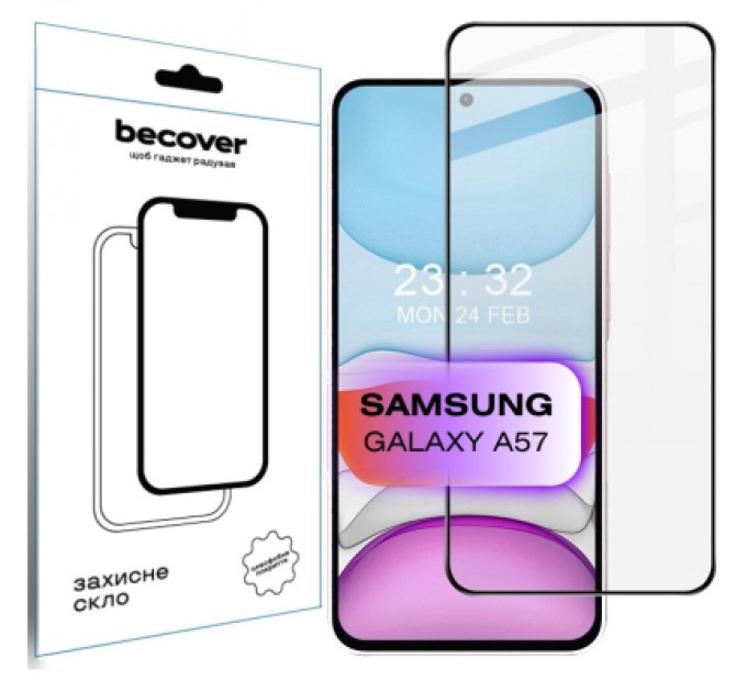 Скло захисне BeCover Samsung Galaxy A57 SM-A576 Black (714918)