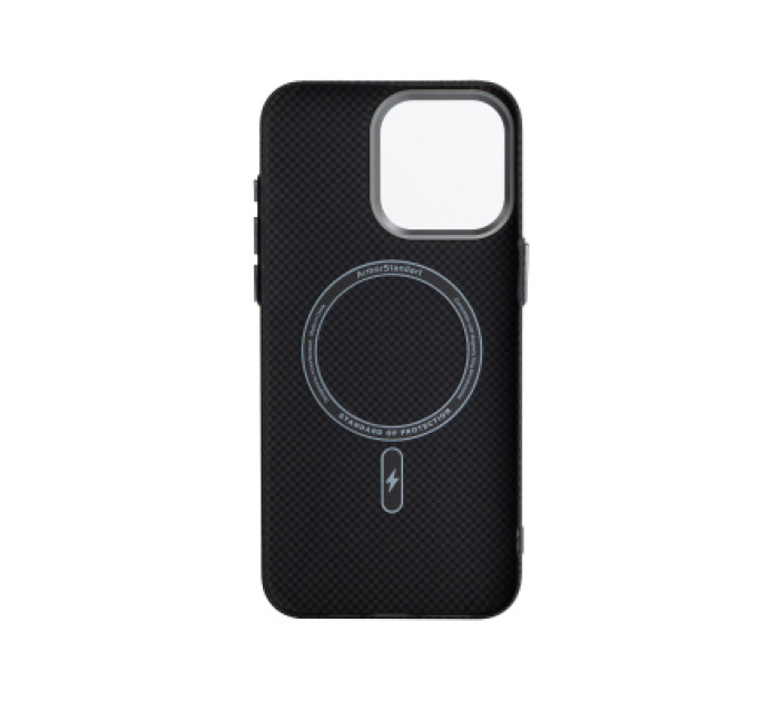 Armorstandart Чохол до мобільного телефона Armorstandart LikeCarbon2 MagCase Apple iPhone 16 Pro Max Kevlar Black (ARM88382)