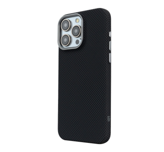 Armorstandart Чохол до мобільного телефона Armorstandart LikeCarbon2 MagCase Apple iPhone 16 Pro Max Kevlar Black (ARM88382)
