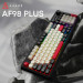 Ajazz Клавіатура Ajazz AF98 Plus Wireless/Bluetooth/USB UA Black/White/Red (AF98-PLUS-BSR)