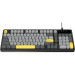 Ajazz Клавіатура Ajazz AF98 USB UA Black/Grey/Yellow (AF98-BGY)