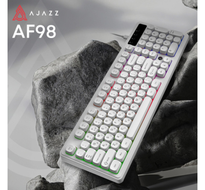 Ajazz Клавіатура Ajazz AF98 USB UA White (AF98-W)