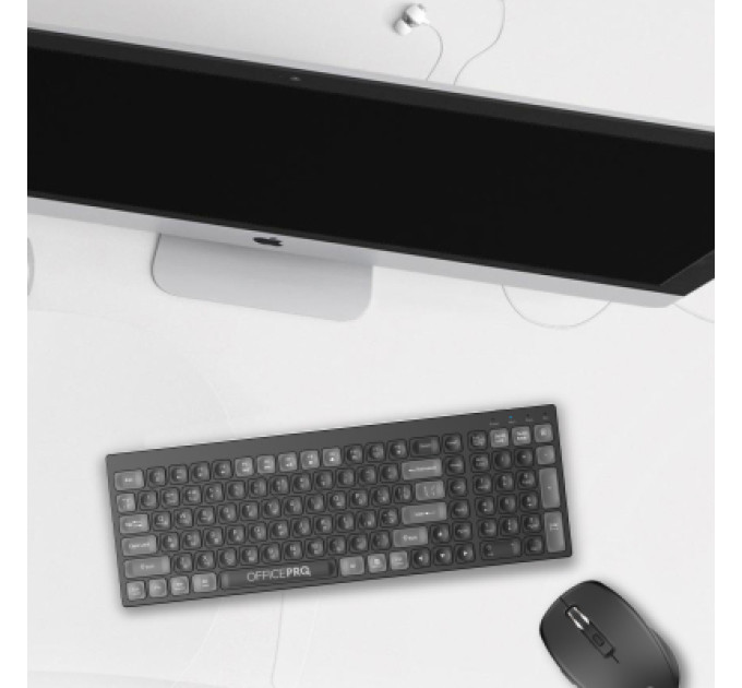 Ajazz Клавіатура Ajazz SK985BO Bluetooth/Wireless UA Black/White (SK985BO)