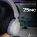 Ajazz Навушники Ajazz AHM08 MAX 3-Mode White/Purple (AHM08-MAX-PWB)