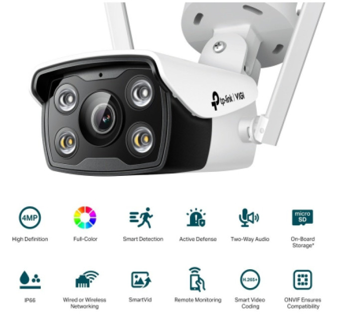 TP-Link Камера відеоспостереження TP-Link VIGI C340-W-4