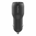 Зарядний пристрій Belkin Car Charger (24W) Dual USB-A, USB-A - Lightning, 1m, black (CCD001BT1MBK)