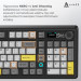 Ajazz Клавіатура Ajazz AK980 V2 Gift Switch V2 Wireless/Bluetooth/USB UA Black/Grey/Yellow (AK980-V2-G-BGY)