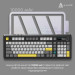 Ajazz Клавіатура Ajazz AK980 V2 Gift Switch V2 Wireless/Bluetooth/USB UA Black/Grey/Yellow (AK980-V2-G-BGY)
