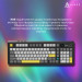 Ajazz Клавіатура Ajazz AK980 V2 Gift Switch V2 Wireless/Bluetooth/USB UA Black/Grey/Yellow (AK980-V2-G-BGY)