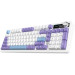 Ajazz Клавіатура Ajazz AK980 V2 Gift Switch V2 Wireless/Bluetooth/USB UA White/Blue (AK980-V2-G-PWB)