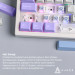 Ajazz Клавіатура Ajazz AK980 V2 Gift Switch V2 Wireless/Bluetooth/USB UA White/Blue (AK980-V2-G-PWB)