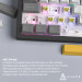 Ajazz Клавіатура Ajazz AK980 MAX Magnetic Switch USB UA Black/Grey/Yellow (AK980-MAX-M-BGY)