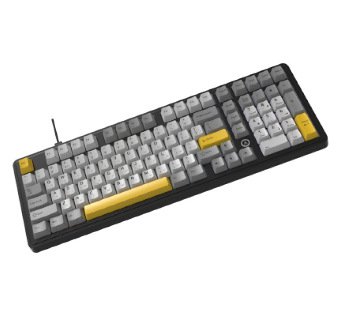Ajazz Клавіатура Ajazz AK980 MAX Magnetic Switch USB UA Black/Grey/Yellow (AK980-MAX-M-BGY)