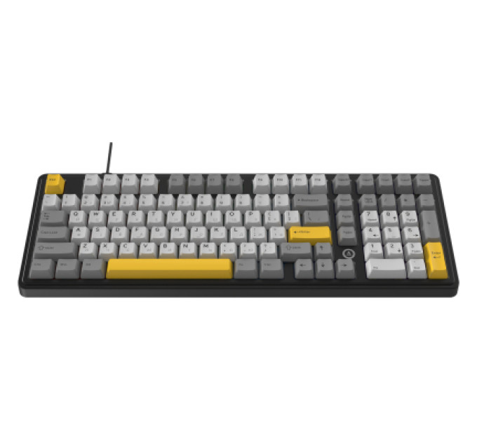 Ajazz Клавіатура Ajazz AK980 MAX Magnetic Switch USB UA Black/Grey/Yellow (AK980-MAX-M-BGY)