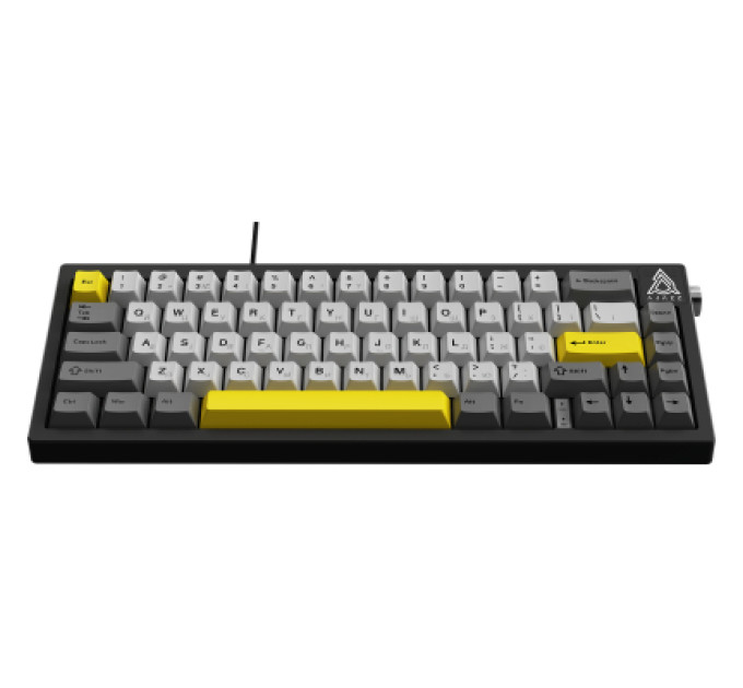 Ajazz Клавіатура Ajazz AK650 Moon Yellow Switch USB UA Black/Grey/Yellow (AK650-MY-GWY)