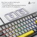 Ajazz Клавіатура Ajazz AK650 Moon Yellow Switch USB UA Black/Grey/Yellow (AK650-MY-GWY)