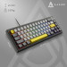 Ajazz Клавіатура Ajazz AK650 Moon Yellow Switch USB UA Black/Grey/Yellow (AK650-MY-GWY)
