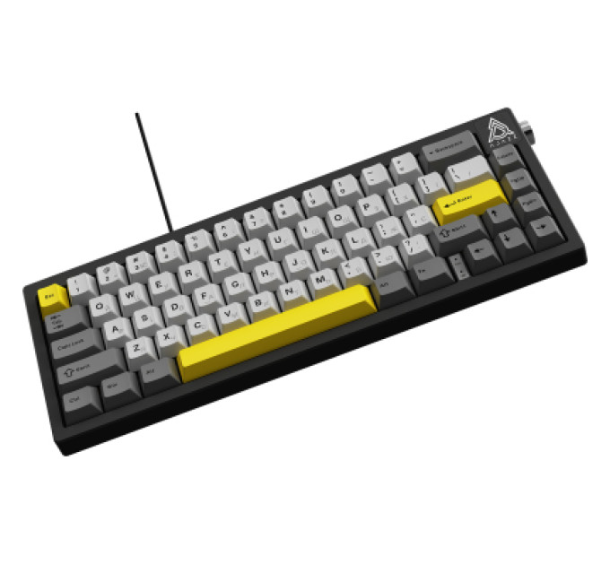 Ajazz Клавіатура Ajazz AK650 Moon Yellow Switch USB UA Black/Grey/Yellow (AK650-MY-GWY)