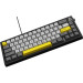 Ajazz Клавіатура Ajazz AK650 Moon Yellow Switch USB UA Black/Grey/Yellow (AK650-MY-GWY)