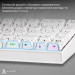 Ajazz Клавіатура Ajazz NK68 Red Switch USB UA White (NK68-R-S-W)