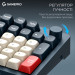 GamePro Клавіатура GamePro Asgard Drakkar Keychron Super Red Switch Wireless/Bluetooth/USB UA Blue (MK305BL)