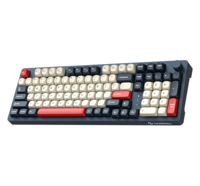 GamePro Клавіатура GamePro Asgard Drakkar Keychron Super Red Switch Wireless/Bluetooth/USB UA Blue (MK305BL)