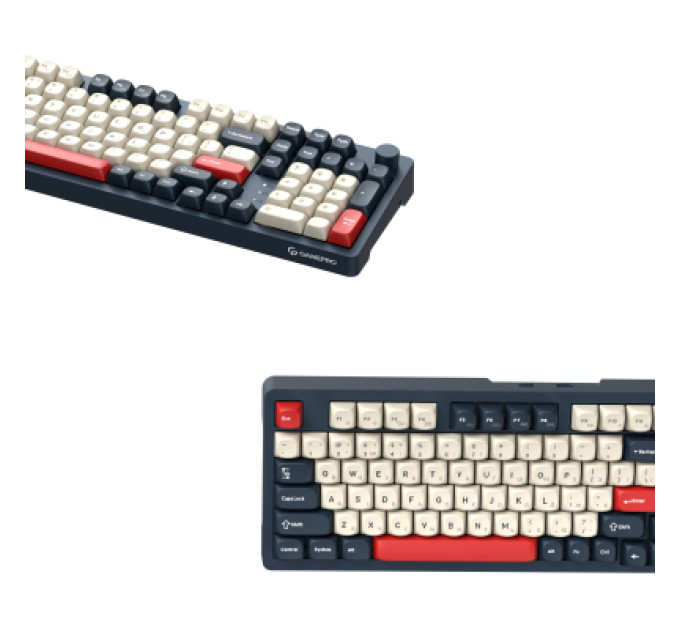 GamePro Клавіатура GamePro Asgard Drakkar Keychron Super Red Switch Wireless/Bluetooth/USB UA Blue (MK305BL)