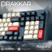 GamePro Клавіатура GamePro Asgard Drakkar Keychron Super Red Switch Wireless/Bluetooth/USB UA Blue (MK305BL)