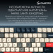 GamePro Клавіатура GamePro Asgard Drakkar Keychron Super Red Switch Wireless/Bluetooth/USB UA Blue (MK305BL)