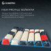 GamePro Клавіатура GamePro Asgard Drakkar Keychron Super Red Switch Wireless/Bluetooth/USB UA Blue (MK305BL)