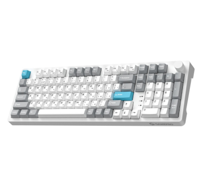 GamePro Клавіатура GamePro Asgard Drakkar Keychron Super Red Switch Wireless/Bluetooth/USB UA White (MK305WH)