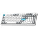 GamePro Клавіатура GamePro Asgard Drakkar Keychron Super Red Switch Wireless/Bluetooth/USB UA White (MK305WH)