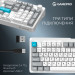 GamePro Клавіатура GamePro Asgard Drakkar Keychron Super Red Switch Wireless/Bluetooth/USB UA White (MK305WH)