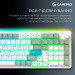 GamePro Клавіатура GamePro Asgard Drakkar Keychron Super Red Switch Wireless/Bluetooth/USB UA White (MK305WH)