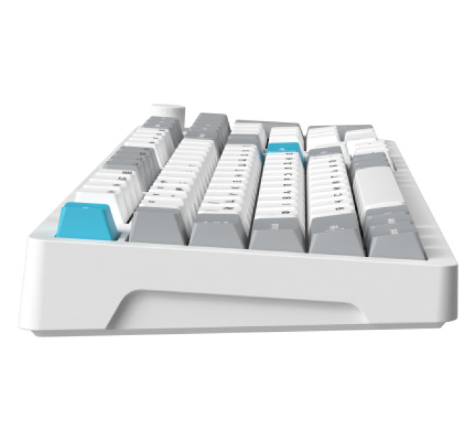 GamePro Клавіатура GamePro Asgard Drakkar Keychron Super Red Switch Wireless/Bluetooth/USB UA White (MK305WH)