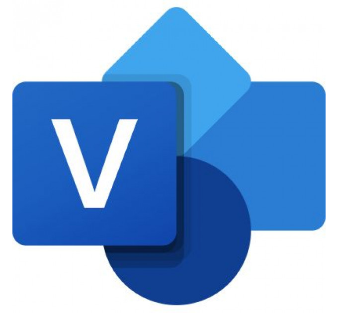 Офісний додаток Microsoft Visio Pro 2021 Win All Lng PK Lic Online DwnLd C2R NR (D87-07606)