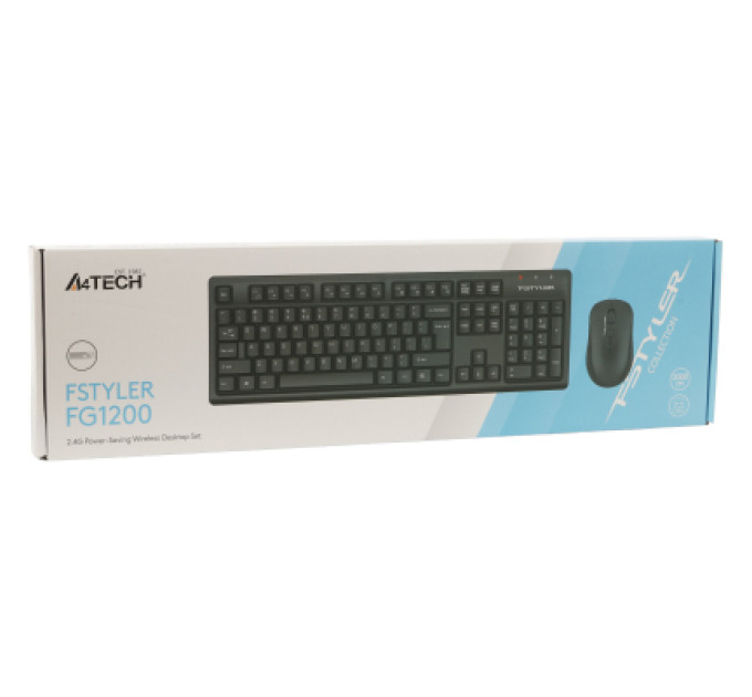 A4Tech Комплект A4Tech FG1200 Wireless UA Black (4711421003186)