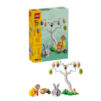 Конструктор LEGO Великодній кролик і полювання на курячі яйця (40808)