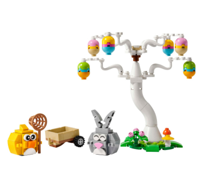 LEGO Конструктор LEGO Великодній кролик і полювання на курячі яйця (40808)