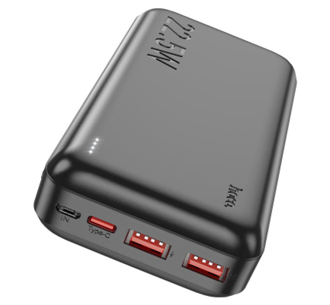 HOCO Батарея універсальна HOCO 20000mAh, 22.5W, Black (J101A / 45365)
