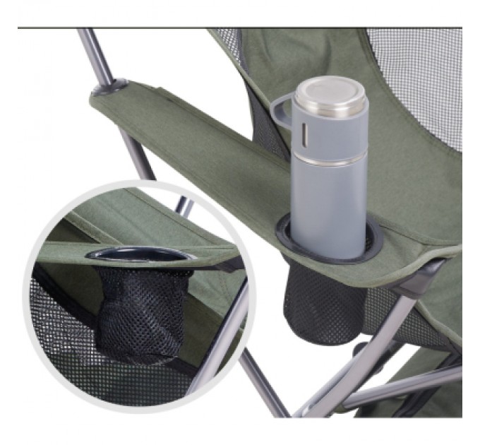 Крісло складане Naturehike CNK2300JU0003, зелене (6976023929472)