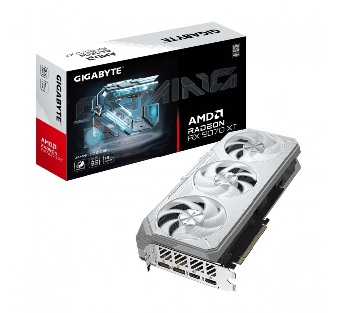 Відеокарта PCIE16 RX9070XT 16GB GDDR6 R907XGAMINGOCICE-16GD GIGABYTE