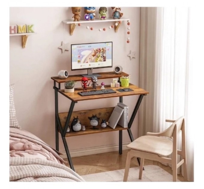 Комп'ютерний стіл Аклас Вікні VKS-80175 80x60 (Горіх) (00164089)