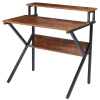 Комп'ютерний стіл Аклас Вікні VKS-80175 80x60 (Горіх) (00164089)